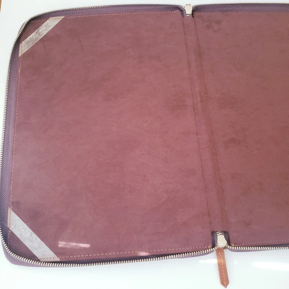 World Map Zippered Notebook Cover